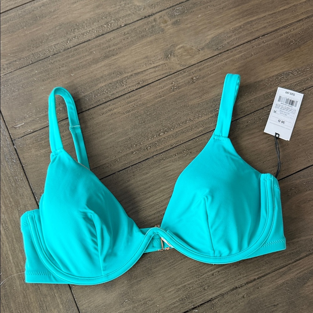 Shade & Shore Turquoise Bikini Top